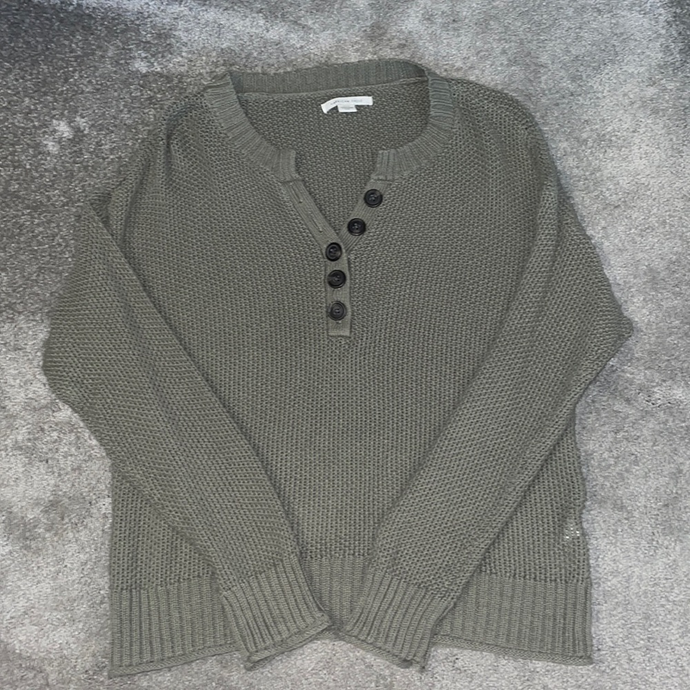 Never worn American Eagle button sweater
